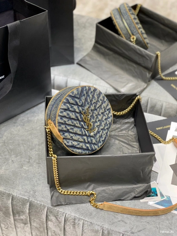 BAG VINYLE ROUND YSL CAMERA 0817